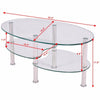 Tempered Glass Oval